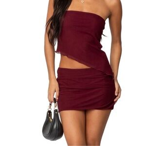 EDIKTED VIVÍ MESH MINI SKIRT